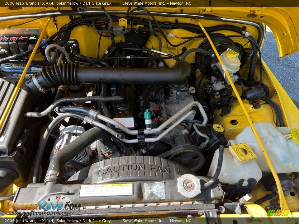 2006 Jeep Wrangler X 4x4 4.0 Liter OHV 12V Inline 6 Cylinder Engine Photo #9