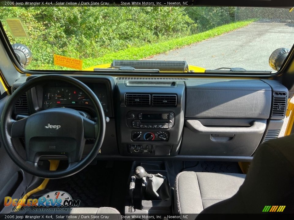 2006 Jeep Wrangler X 4x4 Solar Yellow / Dark Slate Gray Photo #10