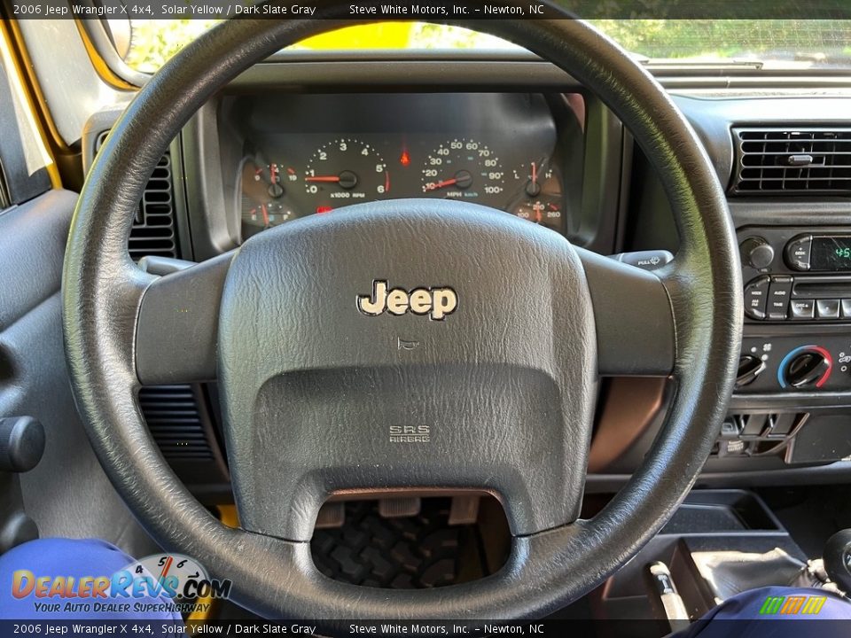 2006 Jeep Wrangler X 4x4 Solar Yellow / Dark Slate Gray Photo #18