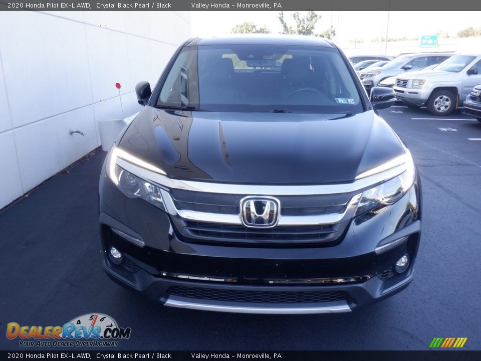 2020 Honda Pilot EX-L AWD Crystal Black Pearl / Black Photo #2