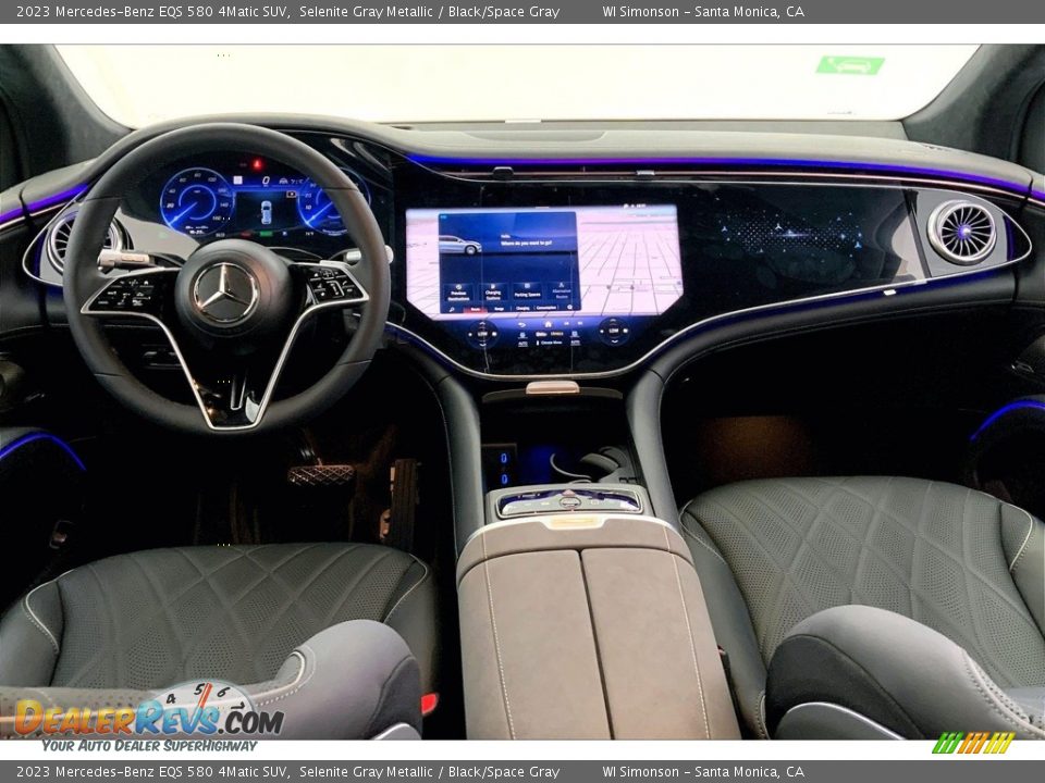 Dashboard of 2023 Mercedes-Benz EQS 580 4Matic SUV Photo #6