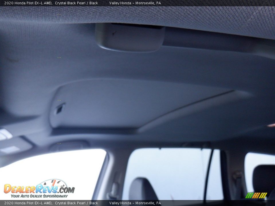 2020 Honda Pilot EX-L AWD Crystal Black Pearl / Black Photo #9