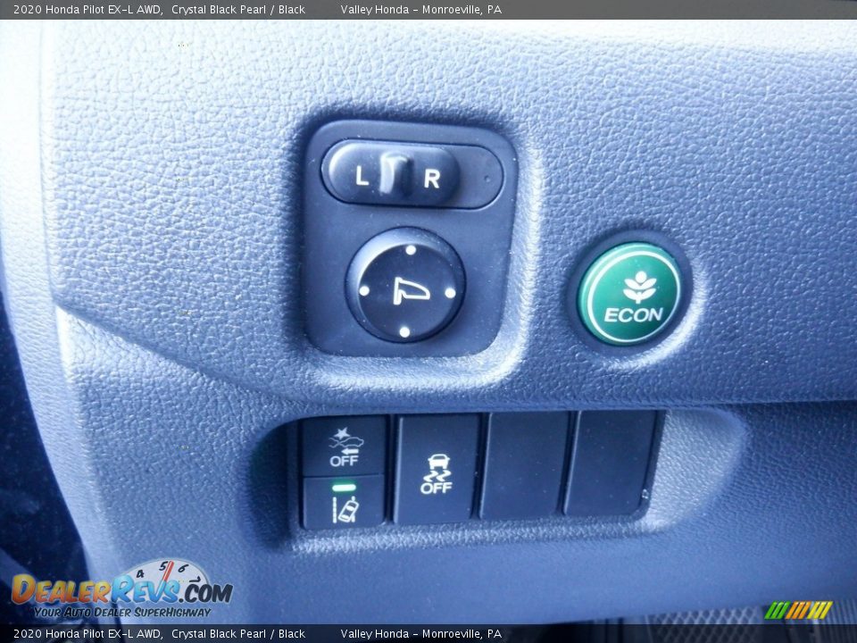 2020 Honda Pilot EX-L AWD Crystal Black Pearl / Black Photo #11