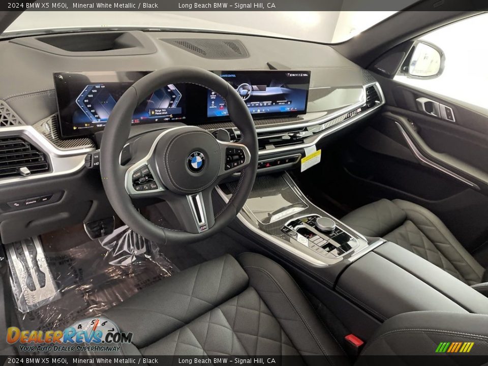 Black Interior - 2024 BMW X5 M60i Photo #13