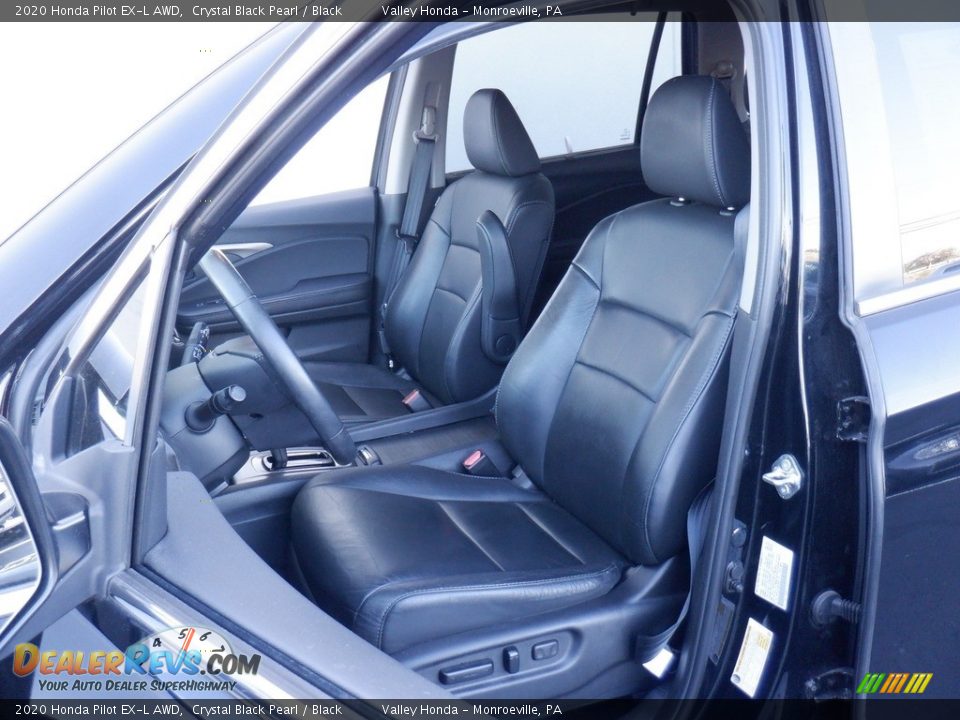 2020 Honda Pilot EX-L AWD Crystal Black Pearl / Black Photo #13