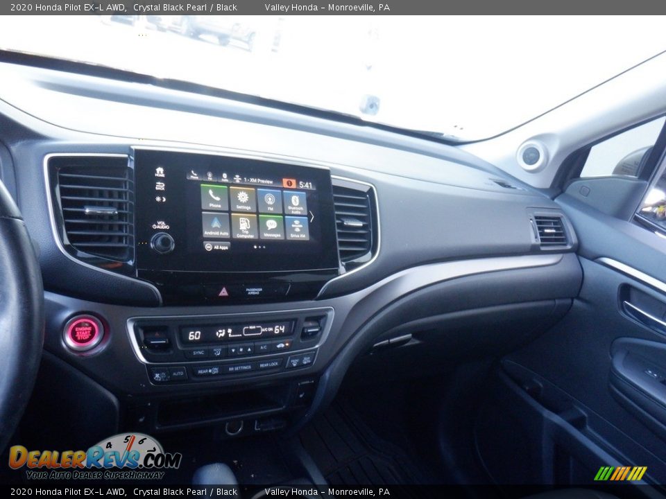 2020 Honda Pilot EX-L AWD Crystal Black Pearl / Black Photo #15