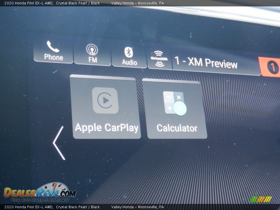 2020 Honda Pilot EX-L AWD Crystal Black Pearl / Black Photo #20