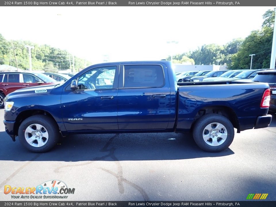 2024 Ram 1500 Big Horn Crew Cab 4x4 Patriot Blue Pearl / Black Photo #2