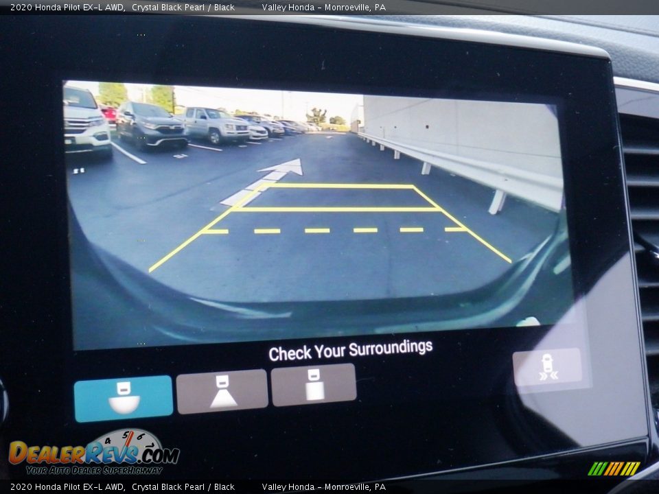 2020 Honda Pilot EX-L AWD Crystal Black Pearl / Black Photo #21