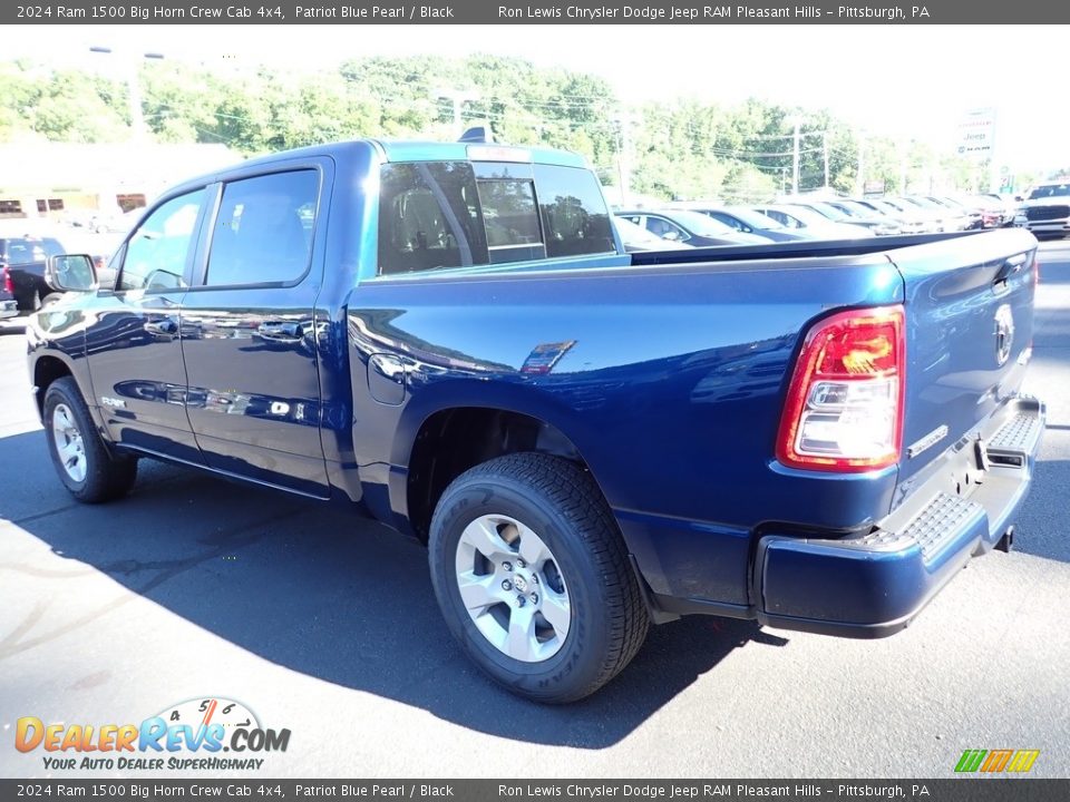 2024 Ram 1500 Big Horn Crew Cab 4x4 Patriot Blue Pearl / Black Photo #3