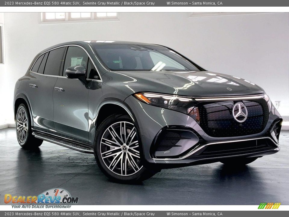 2023 Mercedes-Benz EQS 580 4Matic SUV Selenite Gray Metallic / Black/Space Gray Photo #11
