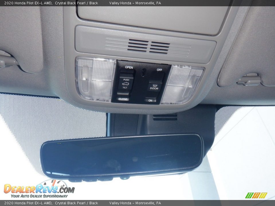 2020 Honda Pilot EX-L AWD Crystal Black Pearl / Black Photo #23