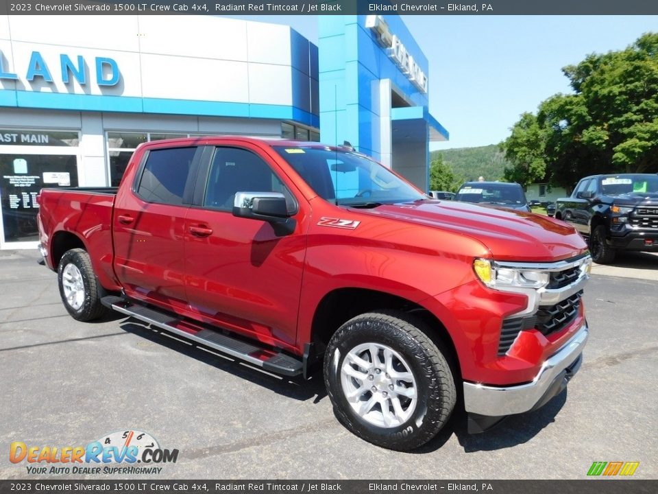 2023 Chevrolet Silverado 1500 LT Crew Cab 4x4 Radiant Red Tintcoat / Jet Black Photo #1