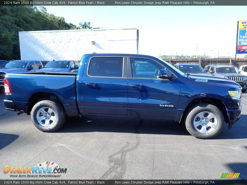 Patriot Blue Pearl 2024 Ram 1500 Big Horn Crew Cab 4x4 Photo #7