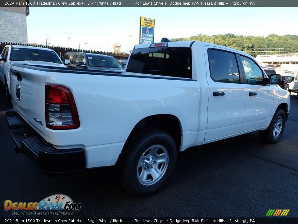 2024 Ram 1500 Tradesman Crew Cab 4x4 Bright White / Black Photo #7