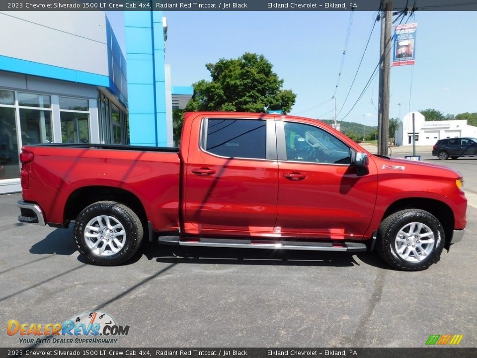 2023 Chevrolet Silverado 1500 LT Crew Cab 4x4 Radiant Red Tintcoat / Jet Black Photo #3