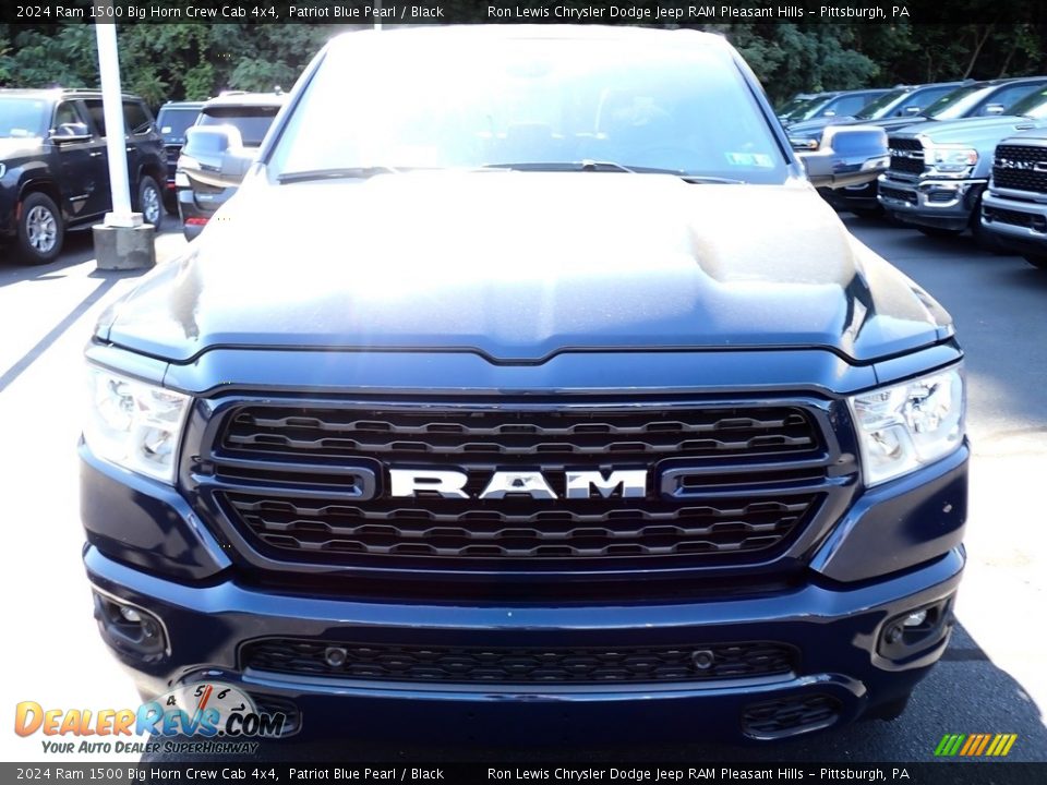 2024 Ram 1500 Big Horn Crew Cab 4x4 Patriot Blue Pearl / Black Photo #9