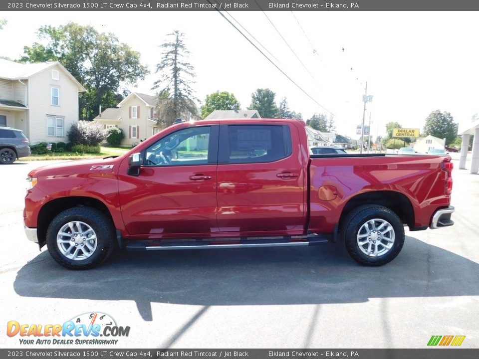 2023 Chevrolet Silverado 1500 LT Crew Cab 4x4 Radiant Red Tintcoat / Jet Black Photo #8