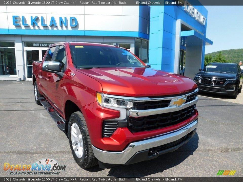 2023 Chevrolet Silverado 1500 LT Crew Cab 4x4 Radiant Red Tintcoat / Jet Black Photo #13