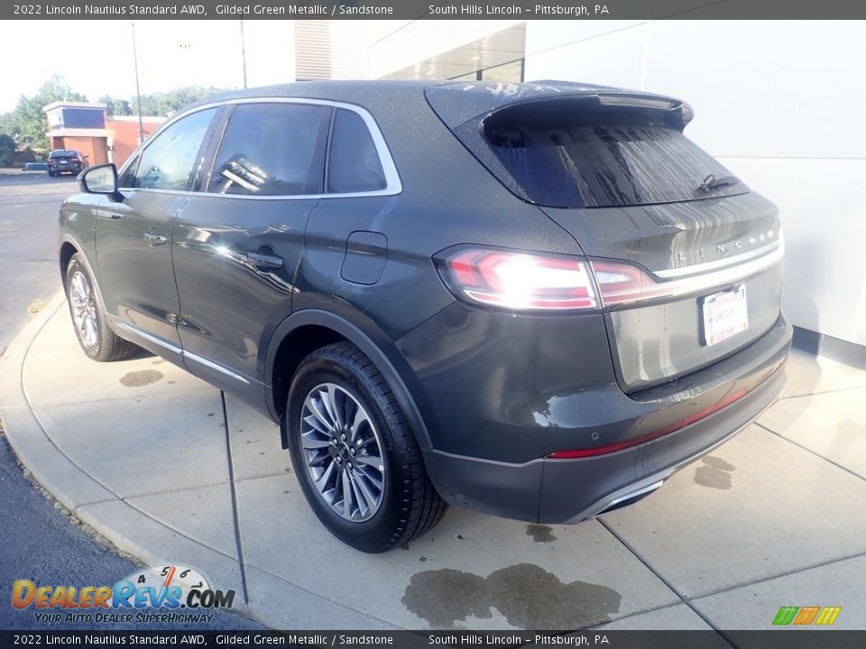 2022 Lincoln Nautilus Standard AWD Gilded Green Metallic / Sandstone Photo #3