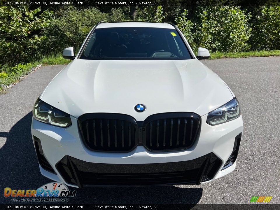 2022 BMW X3 xDrive30i Alpine White / Black Photo #5