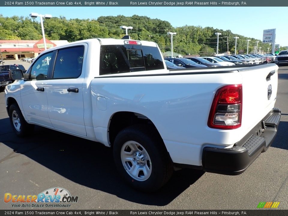 2024 Ram 1500 Tradesman Crew Cab 4x4 Bright White / Black Photo #3