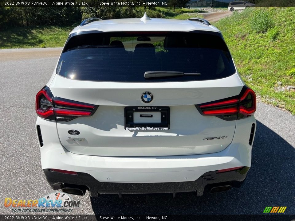 2022 BMW X3 xDrive30i Alpine White / Black Photo #9