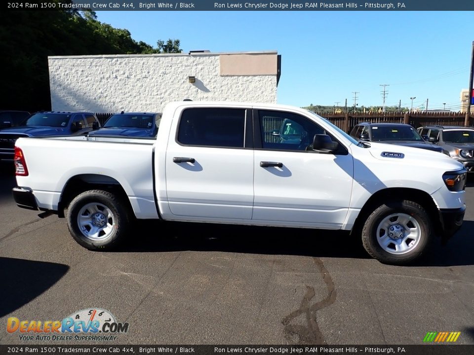 2024 Ram 1500 Tradesman Crew Cab 4x4 Bright White / Black Photo #7