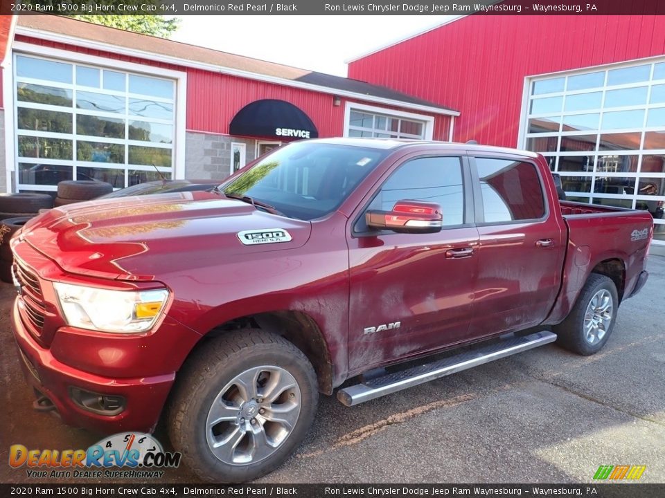 2020 Ram 1500 Big Horn Crew Cab 4x4 Delmonico Red Pearl / Black Photo #1