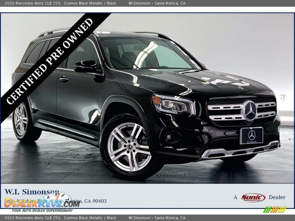 2020 Mercedes-Benz GLB 250 Cosmos Black Metallic / Black Photo #1