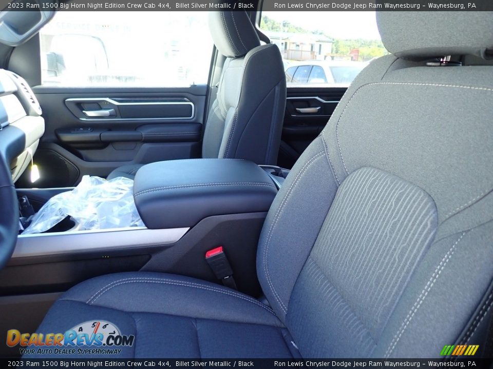 Front Seat of 2023 Ram 1500 Big Horn Night Edition Crew Cab 4x4 Photo #12