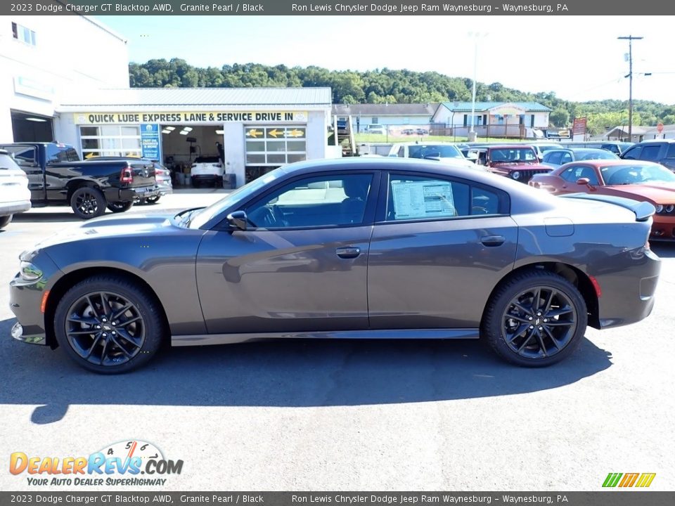 2023 Dodge Charger GT Blacktop AWD Granite Pearl / Black Photo #2