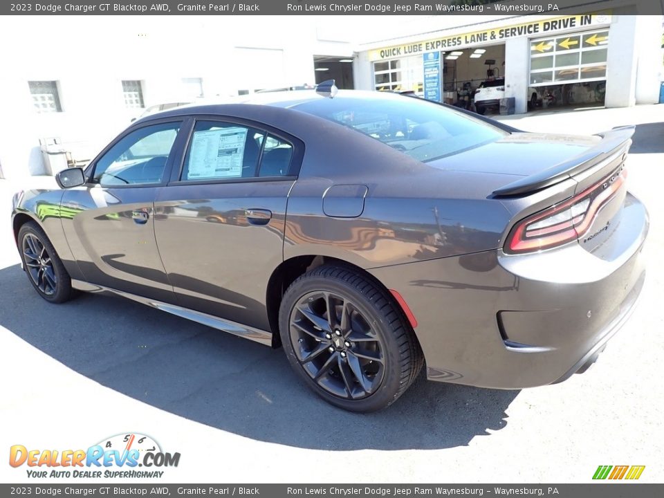 2023 Dodge Charger GT Blacktop AWD Granite Pearl / Black Photo #3