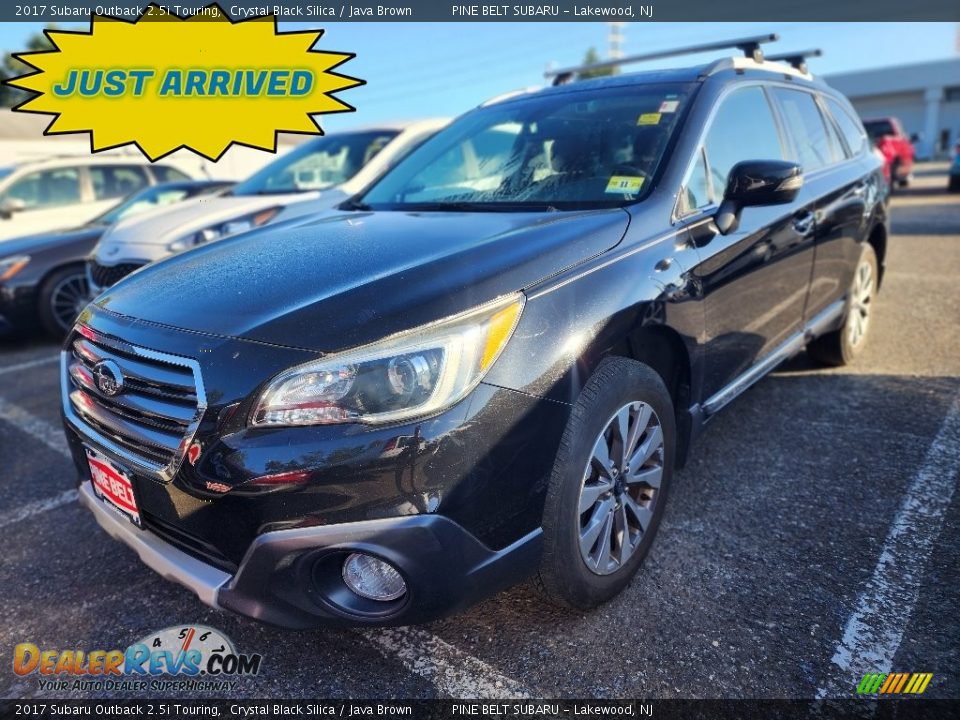 2017 Subaru Outback 2.5i Touring Crystal Black Silica / Java Brown Photo #1