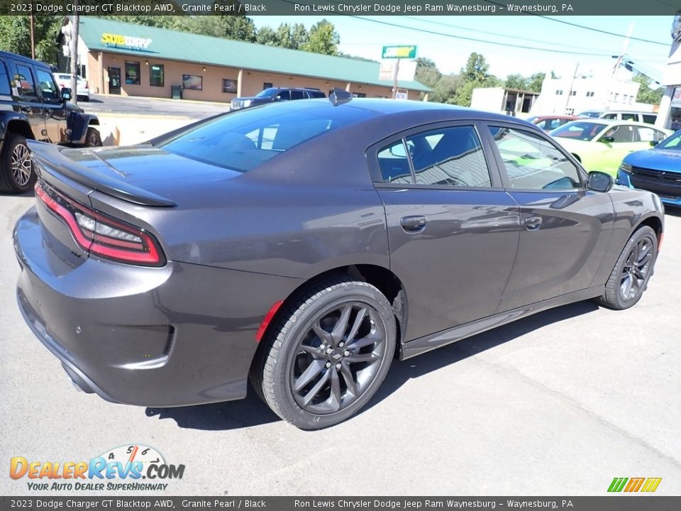 2023 Dodge Charger GT Blacktop AWD Granite Pearl / Black Photo #6