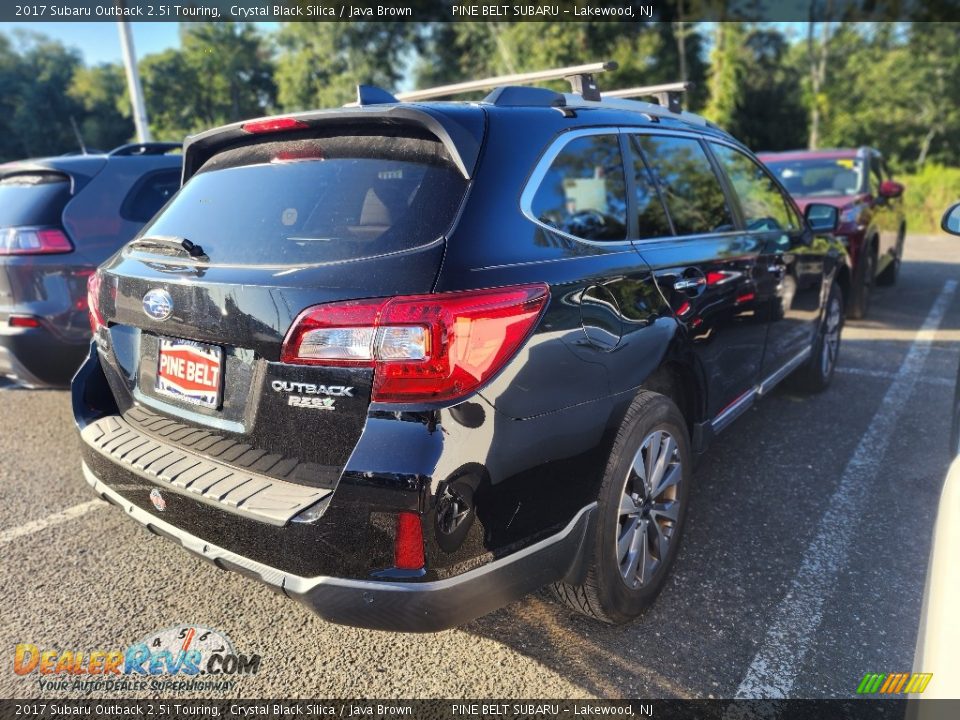2017 Subaru Outback 2.5i Touring Crystal Black Silica / Java Brown Photo #2
