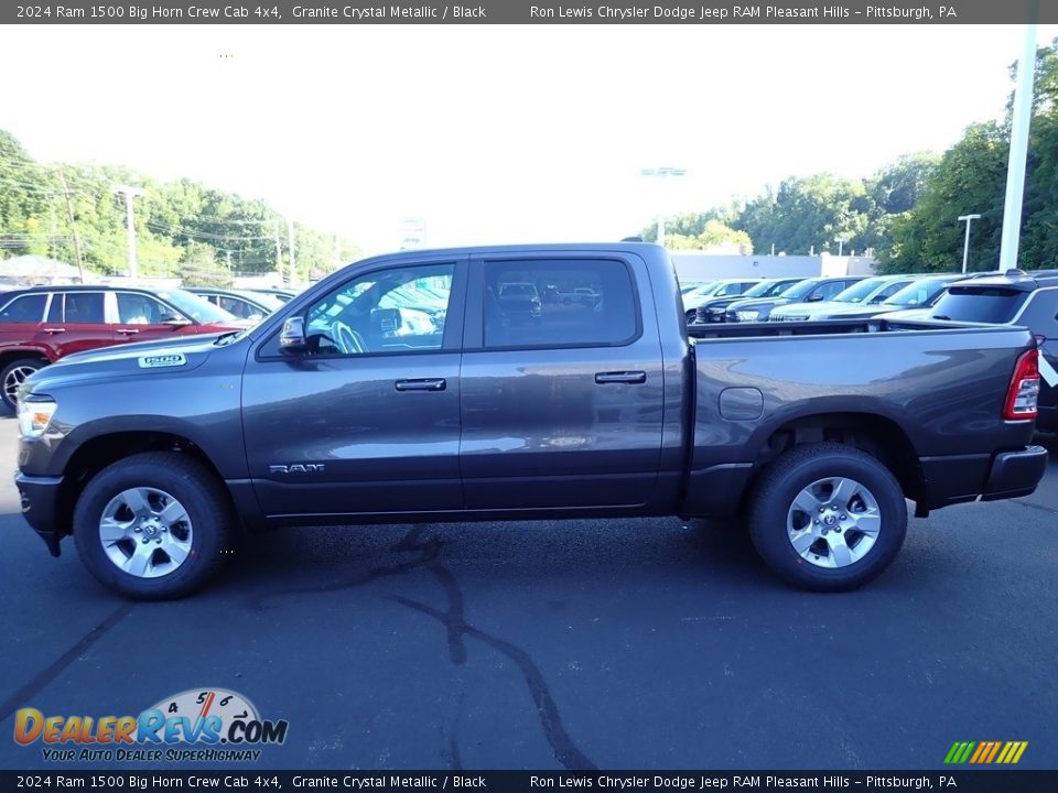 Granite Crystal Metallic 2024 Ram 1500 Big Horn Crew Cab 4x4 Photo #2