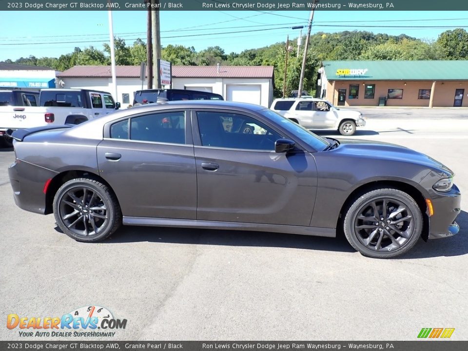 Granite Pearl 2023 Dodge Charger GT Blacktop AWD Photo #7