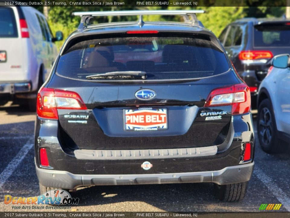 2017 Subaru Outback 2.5i Touring Crystal Black Silica / Java Brown Photo #3