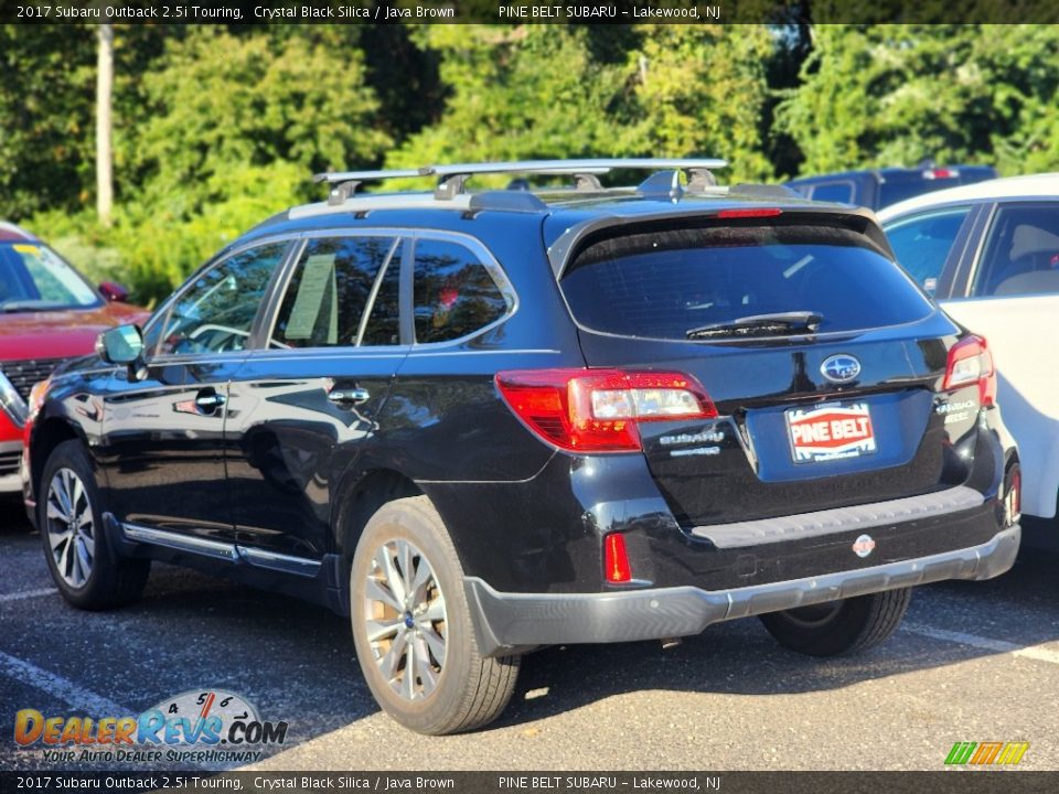 2017 Subaru Outback 2.5i Touring Crystal Black Silica / Java Brown Photo #4