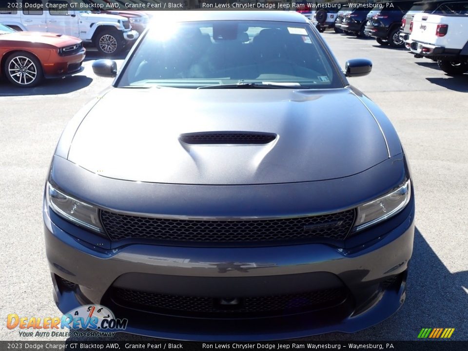 2023 Dodge Charger GT Blacktop AWD Granite Pearl / Black Photo #9