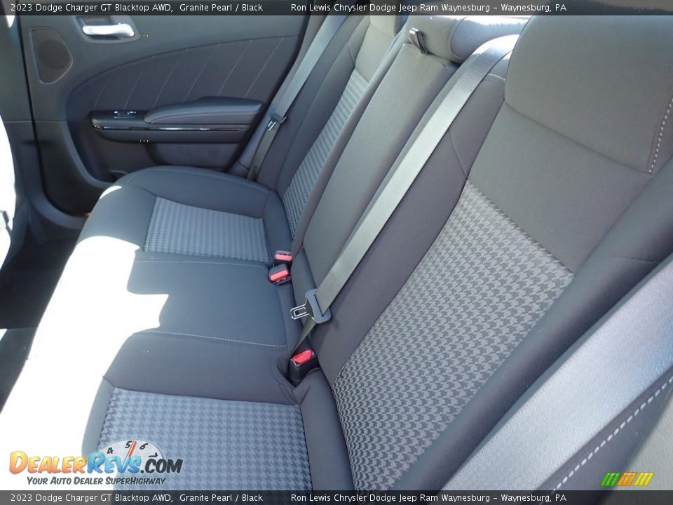Rear Seat of 2023 Dodge Charger GT Blacktop AWD Photo #12