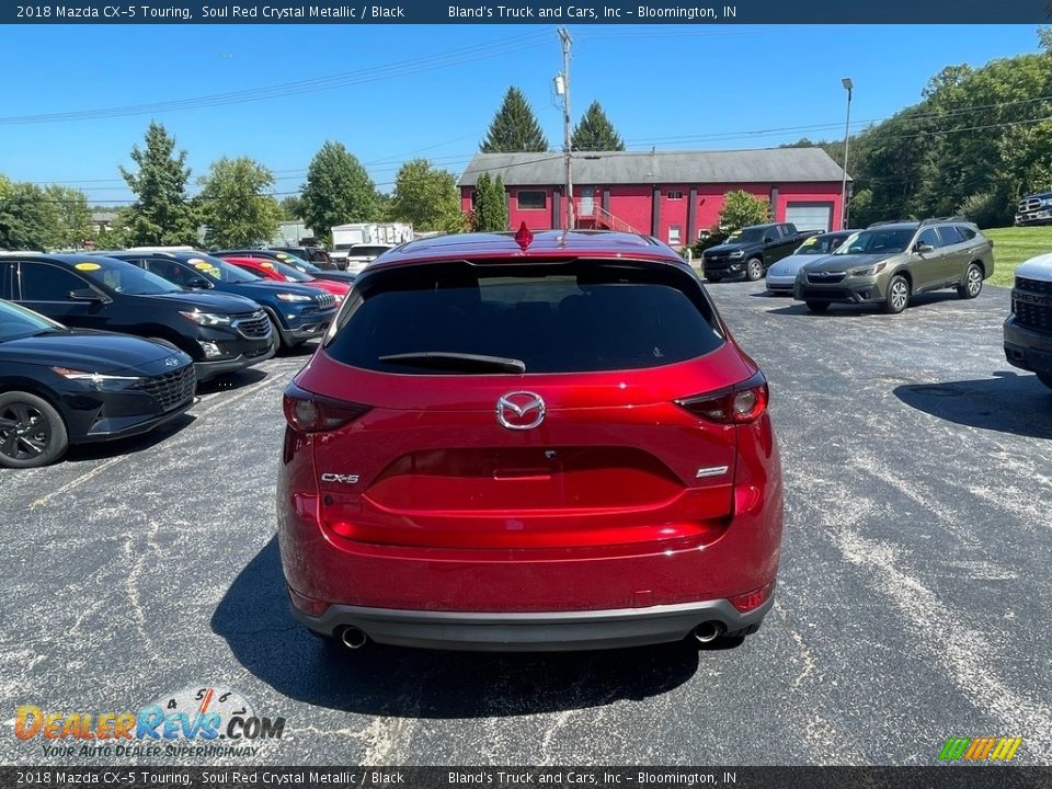 2018 Mazda CX-5 Touring Soul Red Crystal Metallic / Black Photo #4