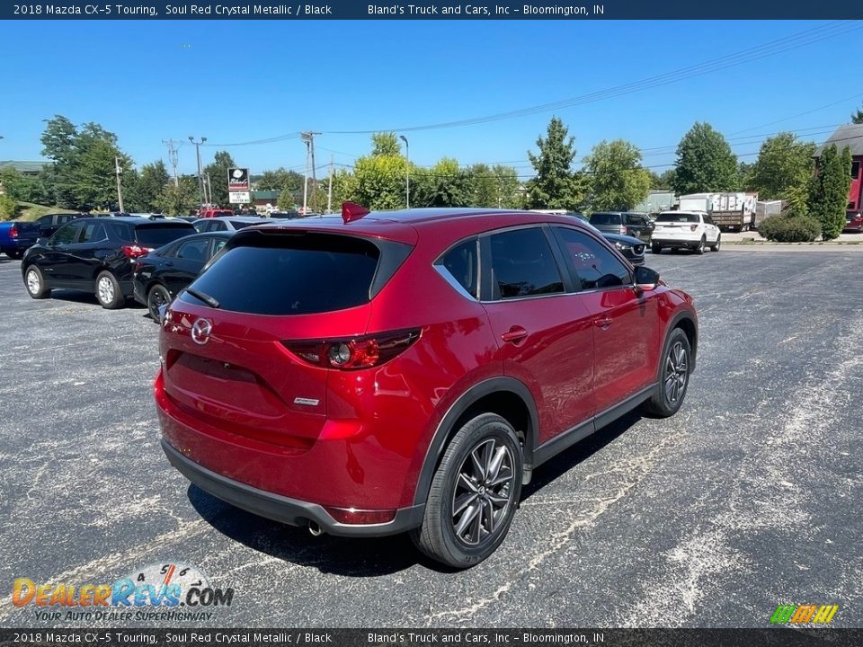 2018 Mazda CX-5 Touring Soul Red Crystal Metallic / Black Photo #6