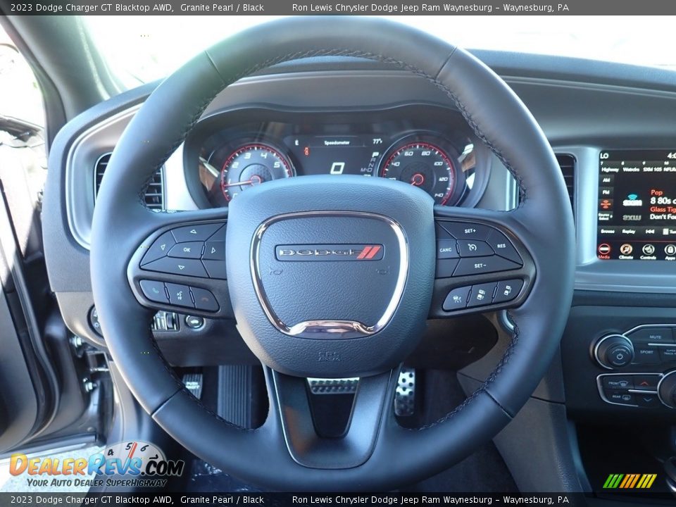 2023 Dodge Charger GT Blacktop AWD Steering Wheel Photo #17