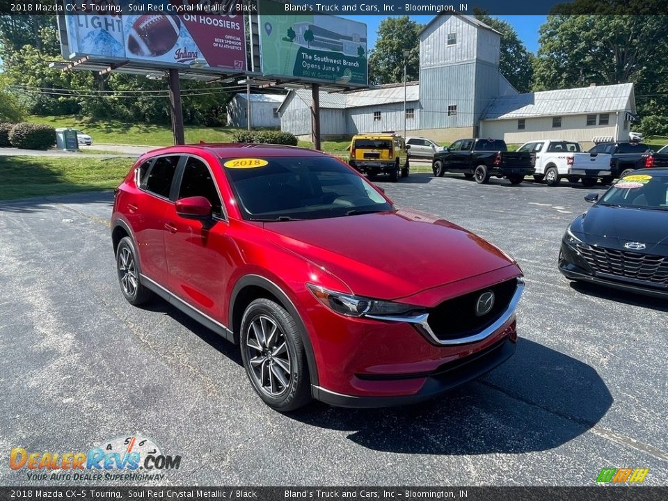2018 Mazda CX-5 Touring Soul Red Crystal Metallic / Black Photo #7