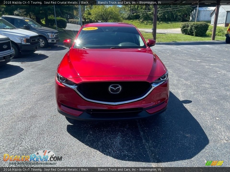 2018 Mazda CX-5 Touring Soul Red Crystal Metallic / Black Photo #8