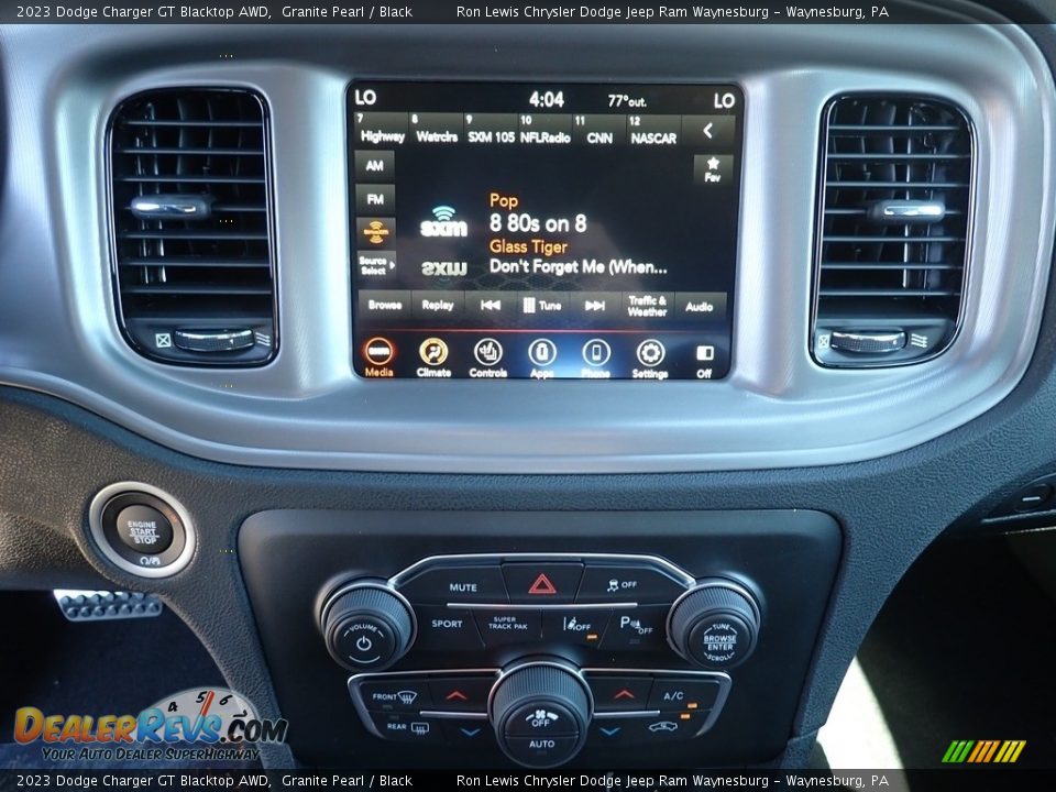 Controls of 2023 Dodge Charger GT Blacktop AWD Photo #20