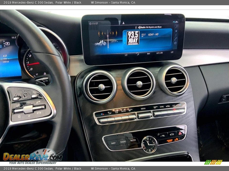 2019 Mercedes-Benz C 300 Sedan Polar White / Black Photo #5