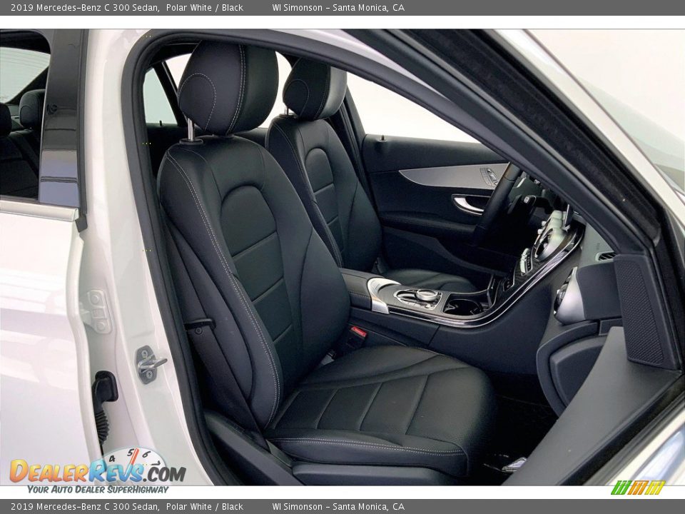 2019 Mercedes-Benz C 300 Sedan Polar White / Black Photo #6